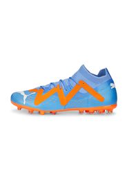 PUMA Scarpa da calcio 'Future Match'  blu cielo / mandarino / bianco