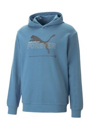 PUMA Felpa sportiva  beige / blu fumo / nero