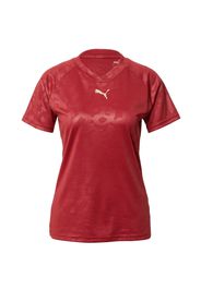 PUMA Maglia trikot 'She Moves the Game'  rosso vino / bianco