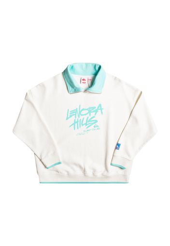 QUIKSILVER Felpa 'LENORA'  bianco / acqua