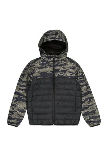 QUIKSILVER Giacca sportiva 'Scaly'  nero / grigio / verde