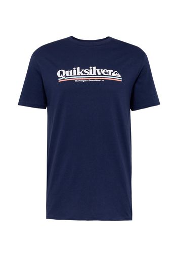 QUIKSILVER Maglietta  navy / blu chiaro / salmone / bianco