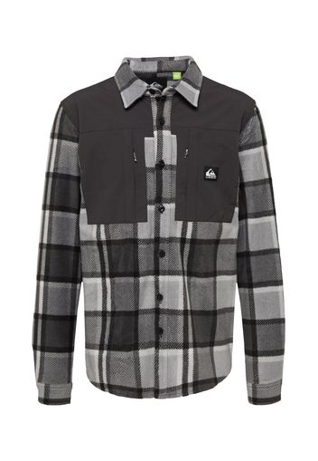 QUIKSILVER Camicia funzionale 'North Seas'  grigio / nero / bianco