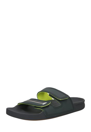 QUIKSILVER Zoccoletto 'RIVI'  grigio / antracite / lime / bianco