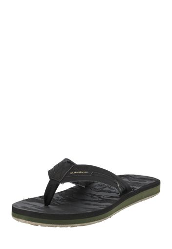 QUIKSILVER Infradito 'ISLAND OASIS SQUISH'  beige / nero