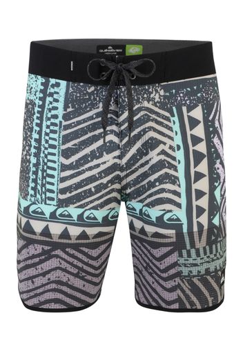 QUIKSILVER Pantaloncini da surf 'HIGHLITE SCALLOP 19'  crema / blu notte / acqua / antracite