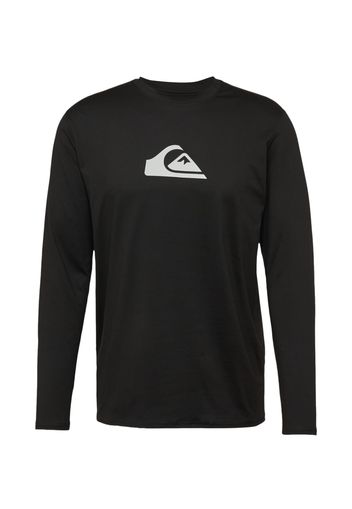 QUIKSILVER Maglia funzionale  nero / bianco