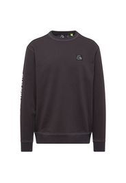 QUIKSILVER Felpa sportiva  nero / bianco