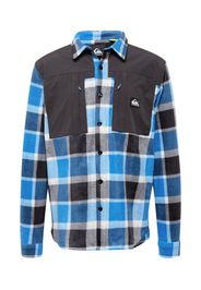 QUIKSILVER Camicia funzionale 'NORTH SEAS'  blu / nero / bianco