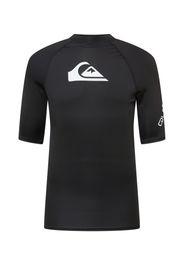 QUIKSILVER Maglia funzionale 'ALL TIME'  nero / bianco