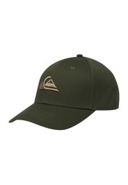 QUIKSILVER Cappello da baseball 'Decades'  beige / verde scuro