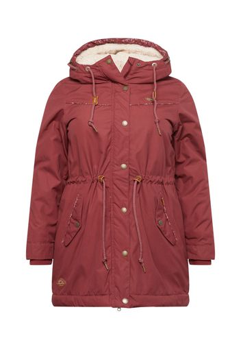 Ragwear Plus Parka invernale 'CANNY'  rosso carminio