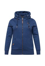 Ragwear Plus Giacca di felpa 'NESKA'  navy / marrone