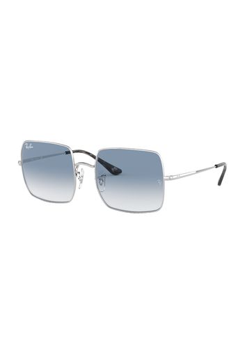 Ray-Ban Occhiali da sole 'Square'  blu / argento