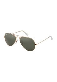 Ray-Ban Occhiali da sole 'Aviator'  oro / nero / trasparente