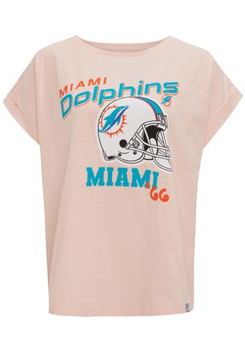 Recovered Maglia funzionale 'Miami Dolphins'  azzurro / rosa pastello / nero / bianco