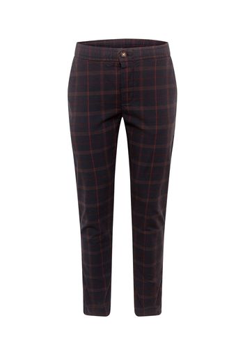 Redefined Rebel Pantaloni 'King'  marrone / blu notte / granatina / rosso vino