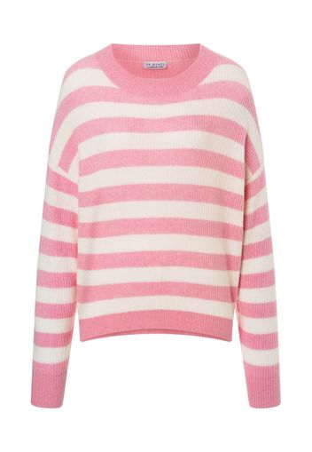 re.draft Pullover  rosa / bianco