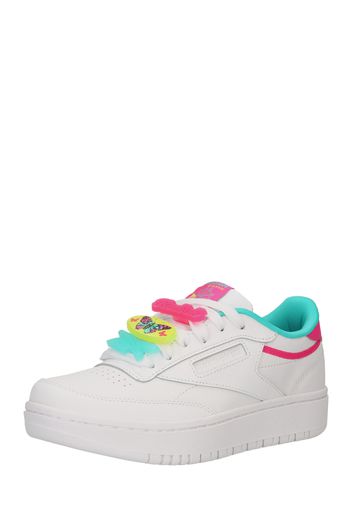 Reebok Classics Sneaker 'Club C'  turchese / giallo / rosa scuro / bianco