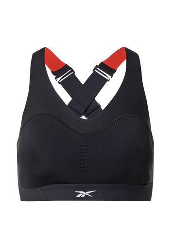 Reebok Sport Reggiseno sportivo 'PureMove +'  nero / rosso / bianco