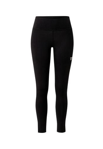 Reebok Sport Pantaloni sportivi  nero / bianco