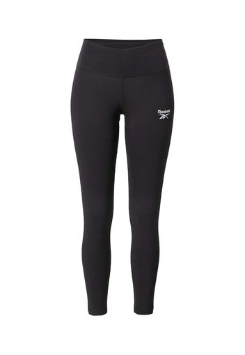 Reebok Sport Pantaloni sportivi  nero / bianco