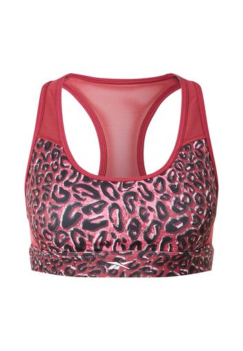 Reebok Sport Reggiseno sportivo  nero / rosa / grigio chiaro