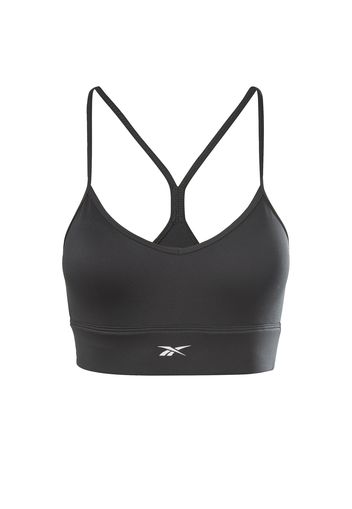 Reebok Sport Reggiseno sportivo  nero / bianco