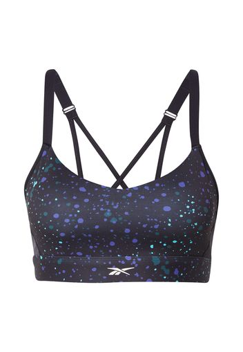 Reebok Sport Reggiseno sportivo 'Lux Strappy'  nero / colori misti