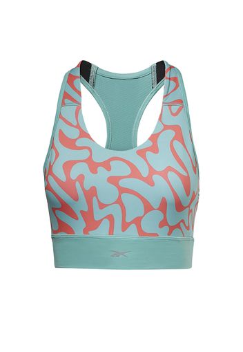 Reebok Sport Reggiseno sportivo  turchese / arancione