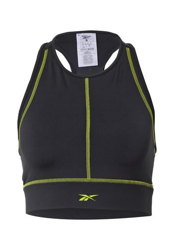 Reebok Sport Reggiseno sportivo  giallo neon / nero