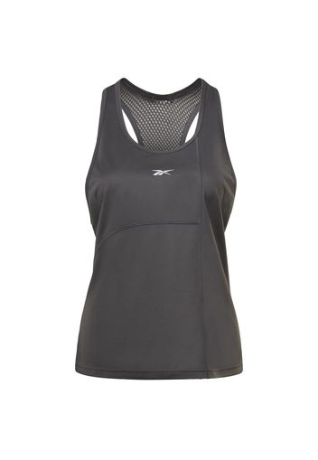 Reebok Sport Top sportivo  nero / bianco