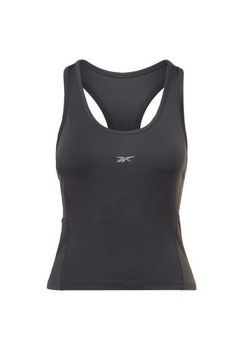 Reebok Sport Top sportivo  grigio chiaro / nero