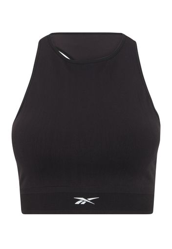 Reebok Sport Top sportivo  nero / bianco