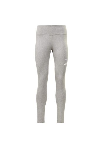 Reebok Sport Pantaloni sportivi  grigio / bianco