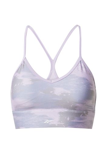 Reebok Sport Reggiseno sportivo  blu / grigio / lilla / bianco