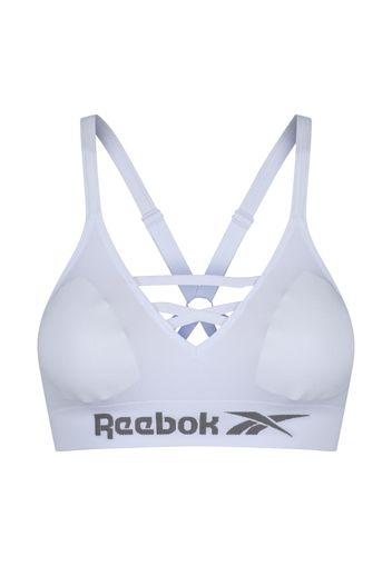 Reebok Sport Reggiseno sportivo  nero / bianco