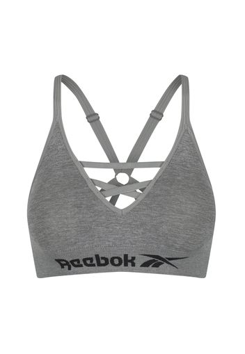 Reebok Sport Reggiseno sportivo  grigio / nero