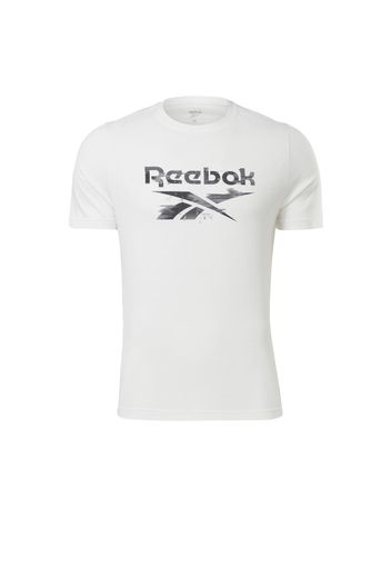 Reebok Sport Maglia funzionale ' Identity Modern Camo'  nero / bianco