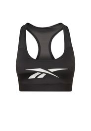 Reebok Sport Reggiseno sportivo  nero / bianco