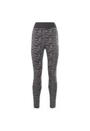 Reebok Sport Leggings  grigio fumo / nero / bianco