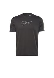 Reebok Sport Maglia funzionale  blu fumo / nero / bianco