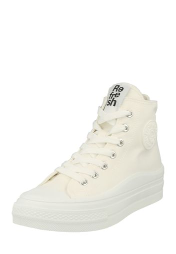 Refresh Sneaker alta  crema / bianco