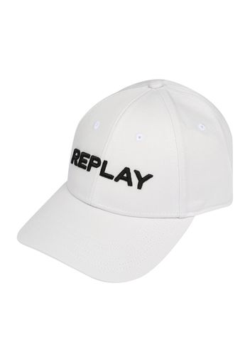 REPLAY Cappello da baseball  nero / bianco