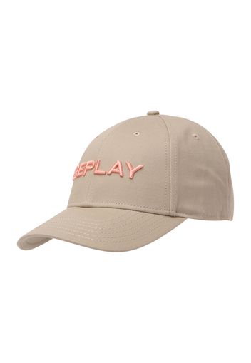 REPLAY Cappello da baseball  beige scuro / arancione