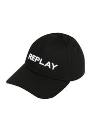 REPLAY Cappello da baseball  nero / bianco