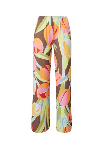 Résumé Pantaloni 'Jacklyn'  blu chiaro / marrone / canna / arancione / rosa