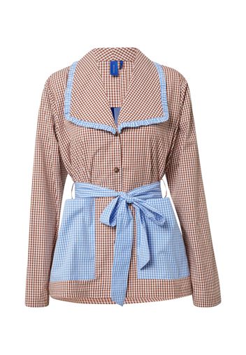 Résumé Camicia da donna 'Garcia'  blu chiaro / marrone / bianco