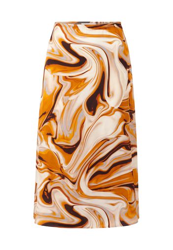 Rich & Royal Gonna  arancione / crema / beige / cioccolato