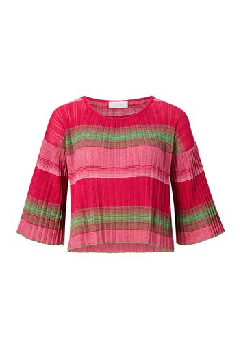 Rich & Royal Pullover  verde / rosa / lampone